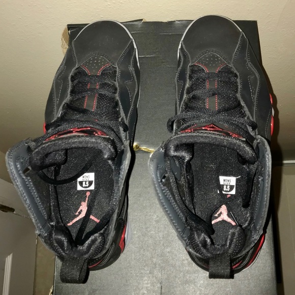 Jordan True Flight, Men’s 8.5, Black/Red/Gray Excellent Condition - Picture 4 of 8